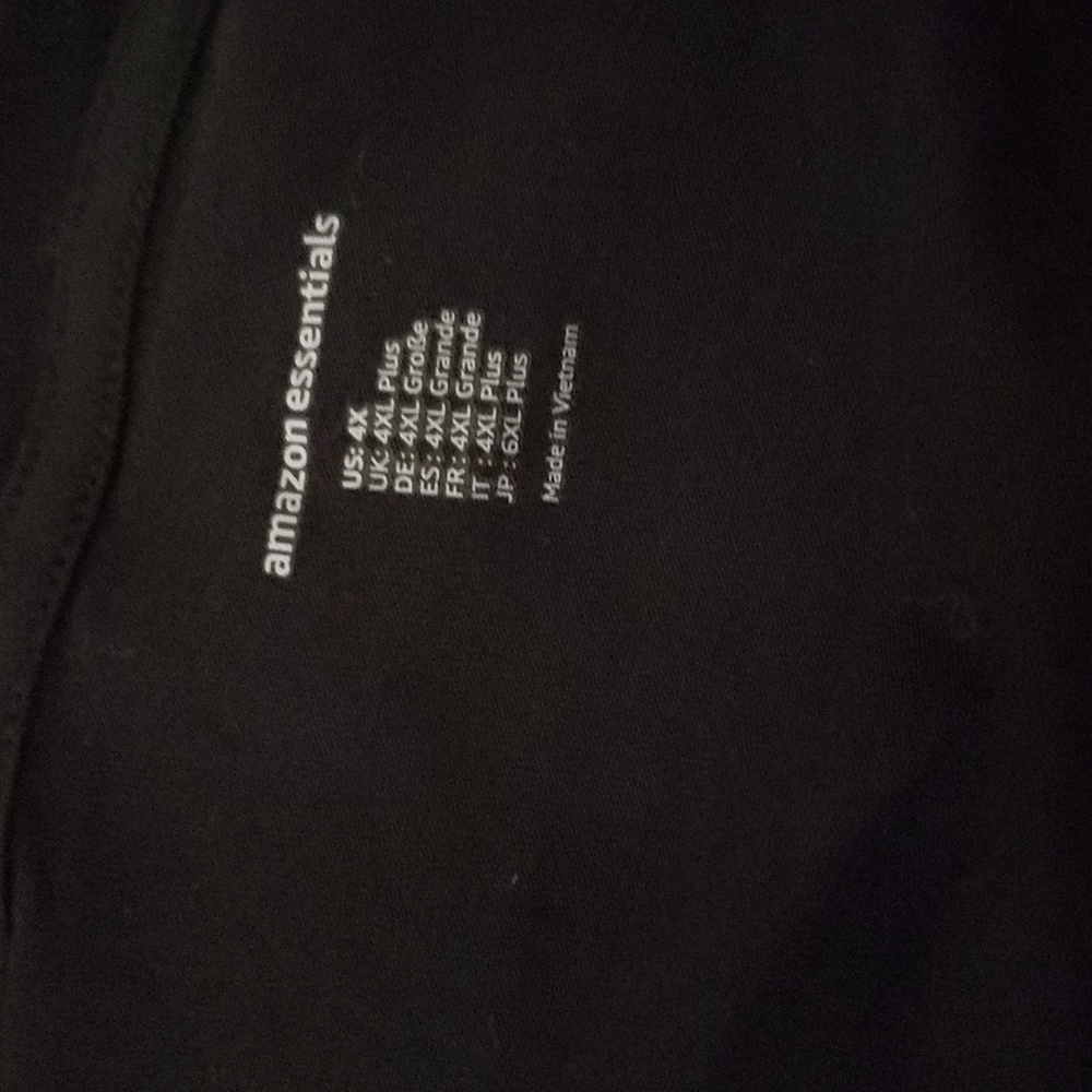 PLUS SIZE Black T-Shirt and Pants Lounge Set - Picture 5 of 6